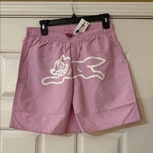 Pink Ice Cream runner shorts with Graphic Design M